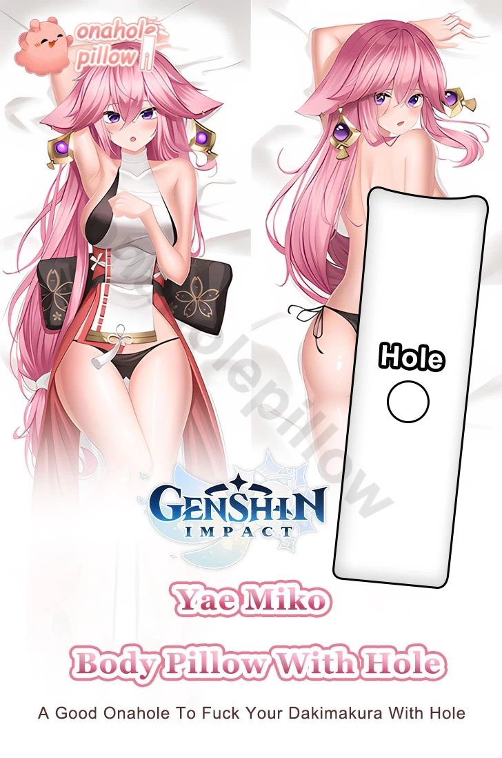 Yae Miko Genshin Impact Full Body Fuckable Dakimakura with Hole