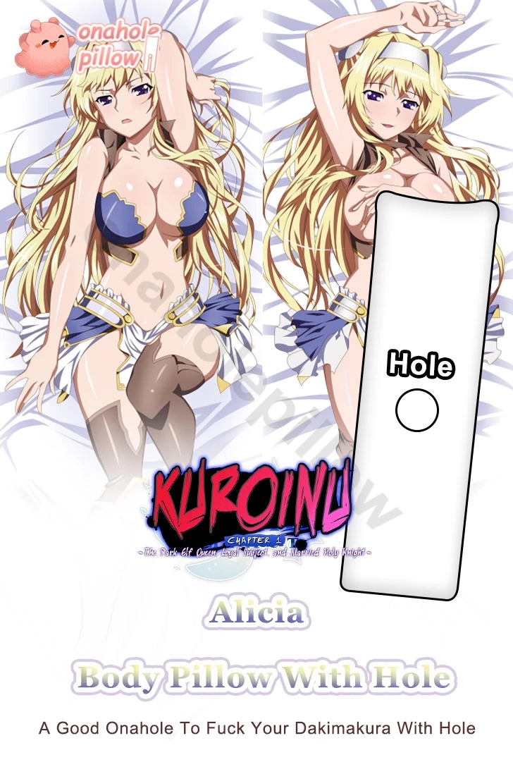 Alicia Feelley Kuroinu Full Body Fuckable Body Pillow with Hole