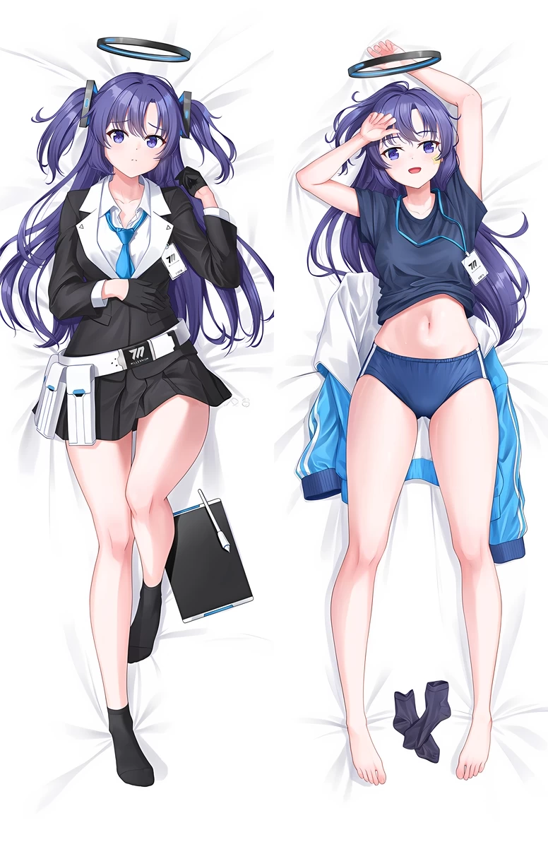 Hayase Yuuka Blue Archive Full Body Fuckable Dakimakura with Hole