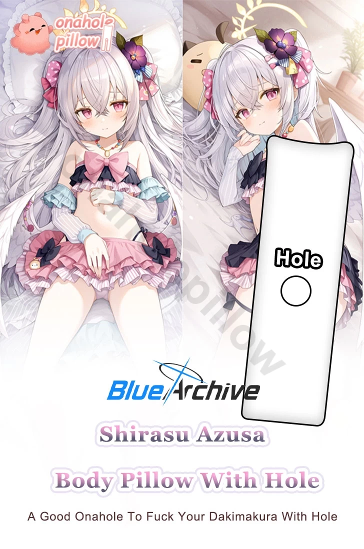 Shirasu Azusa Blue Archive Full Body Fuckable Dakimakura with Hole