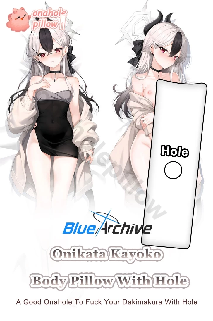 Onikata Kayoko Blue Archive Full Body Fuckable Body Pillow with Hole