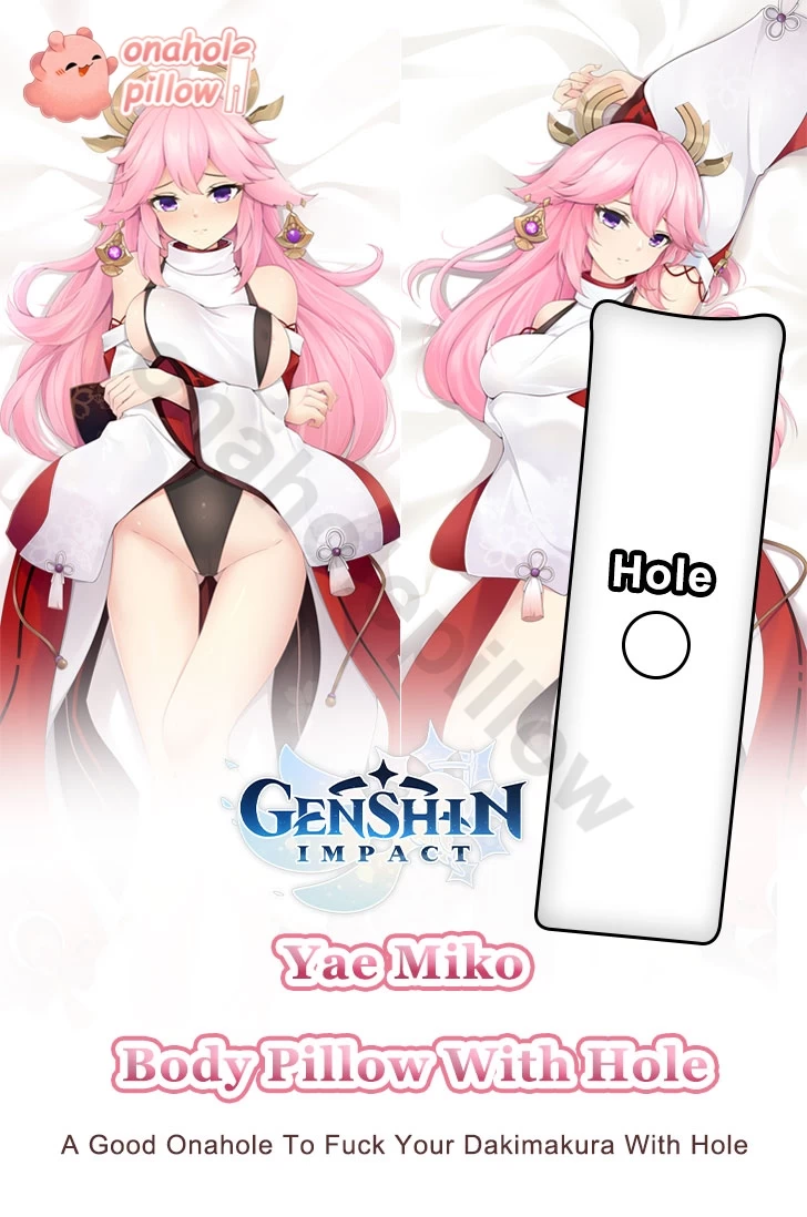 Yae Miko Genshin Impact Full Body Onahole Pillow with Hole