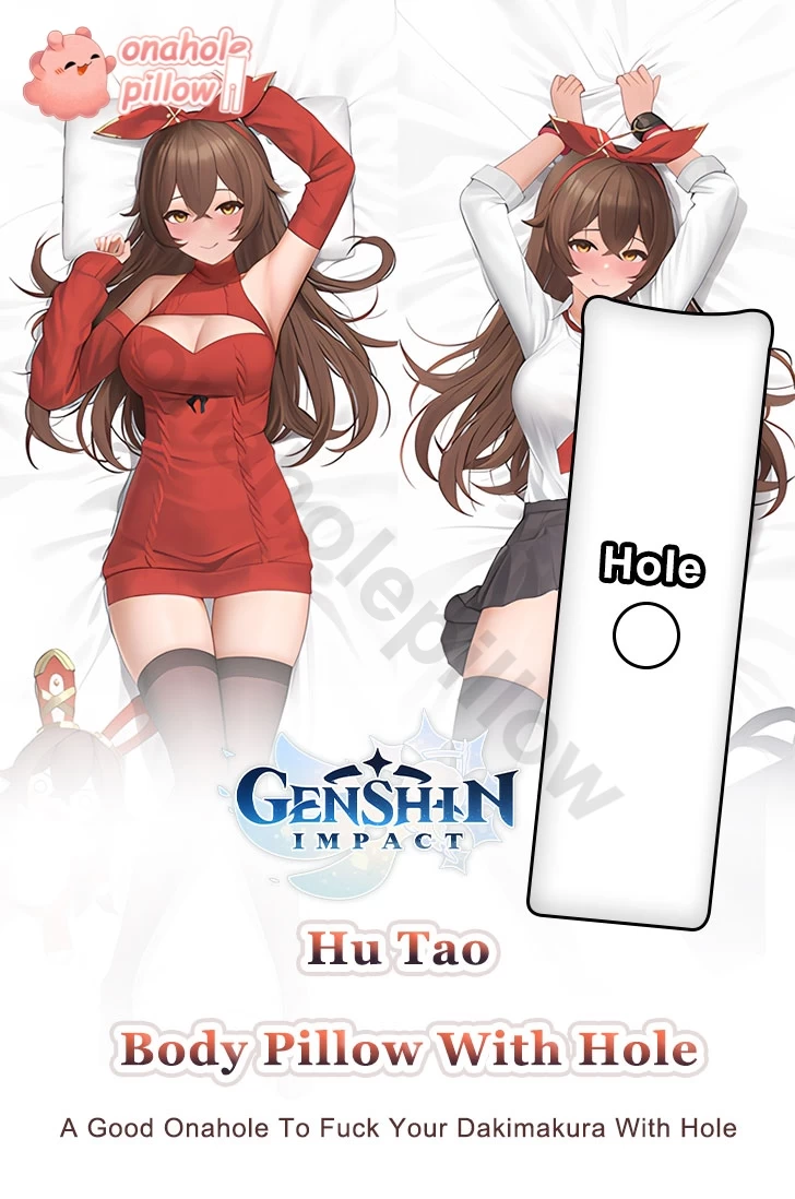 Hu Tao Genshin Impact Full Body Pillow with Onahole Anime Dakimakura