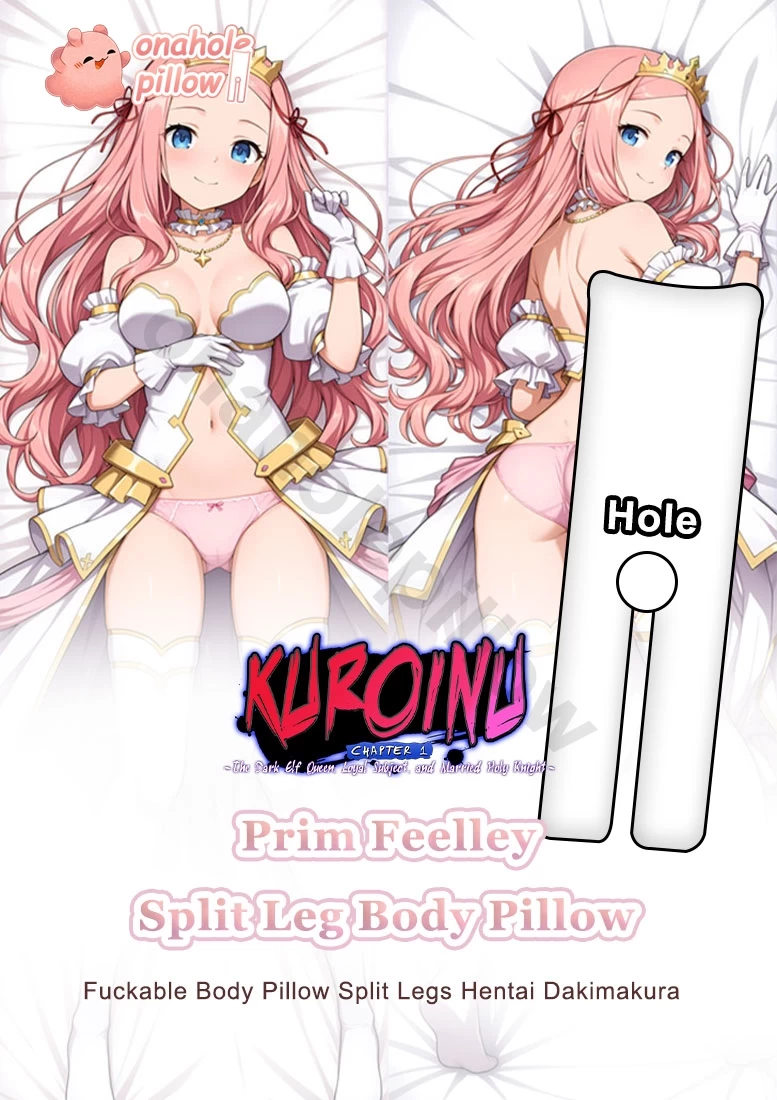 Prim Feelley Kuroinu Split Leg Body Pillow with Hole