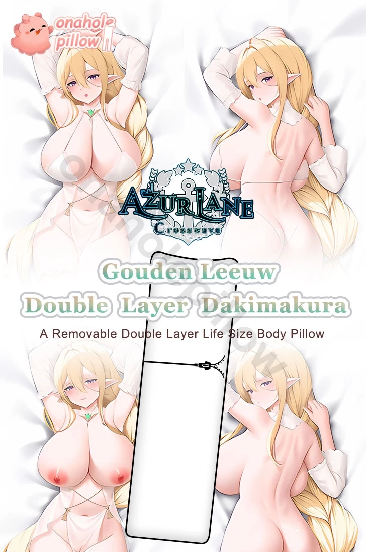 Gouden Leeuw Azur Lane Double Layer Reversible Body Pillow