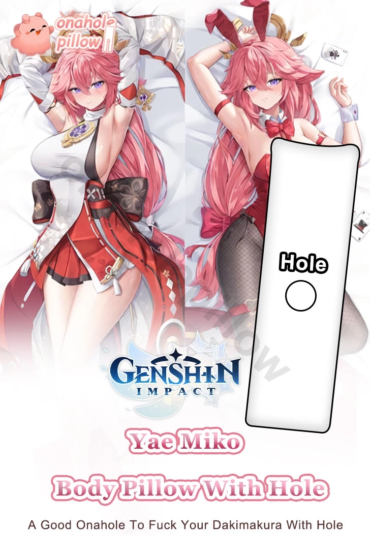 Yae Miko Genshin Impact Full Body Onahole Pillow with Hole