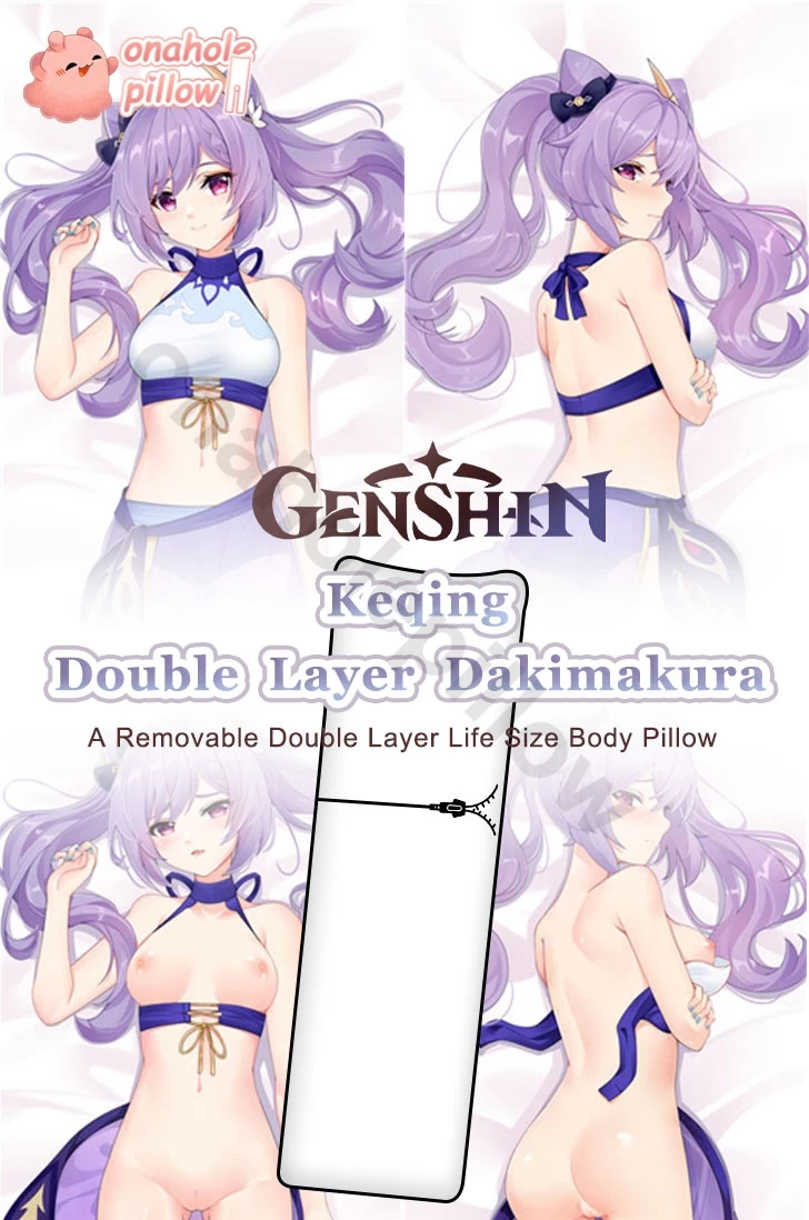 Keqing Genshin Impact Removable Layer Anime Dakimakura