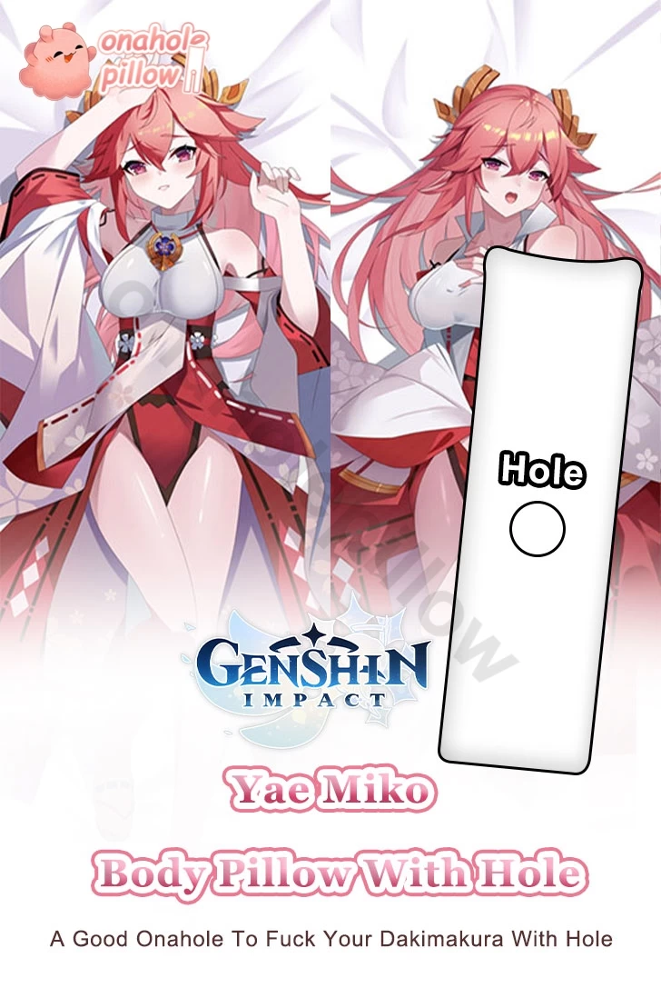 Yae Miko Genshin Impact Full Body Pillow with Onahole Anime Dakimakura
