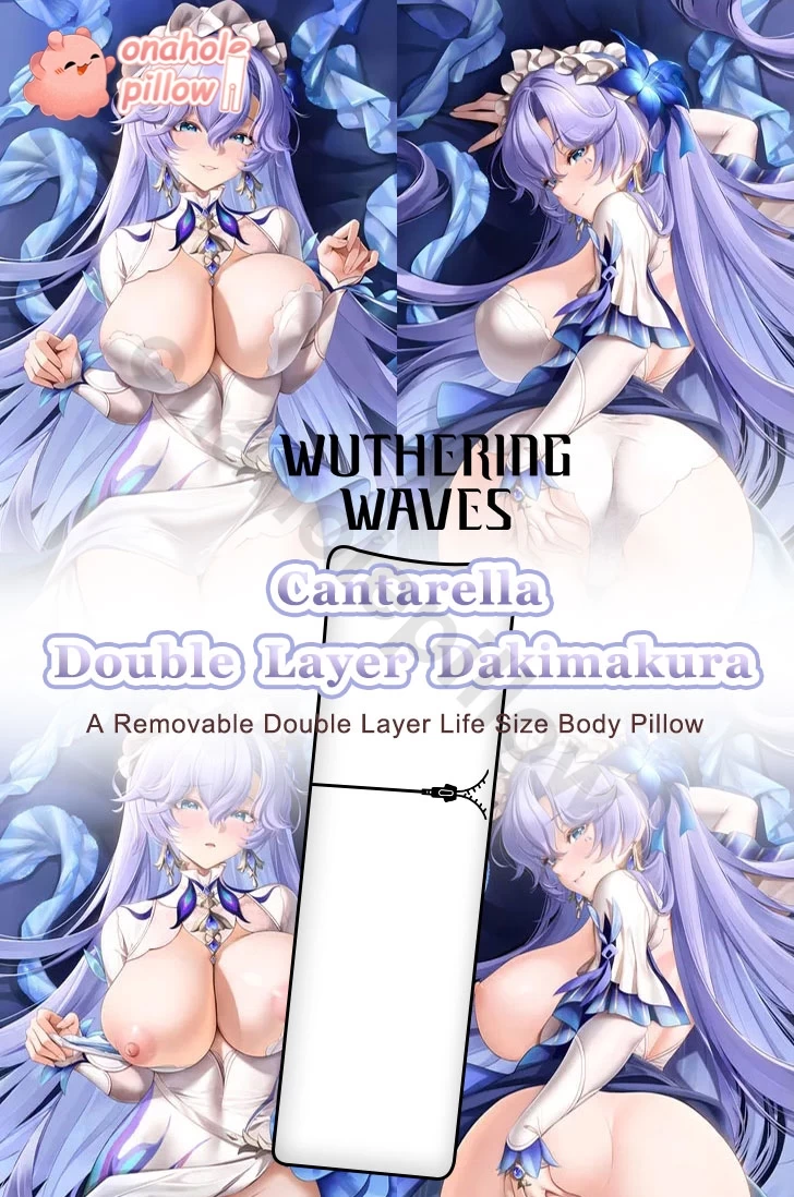 Cantarella Wuthering Waves Double Layer Reversible Body Pillow