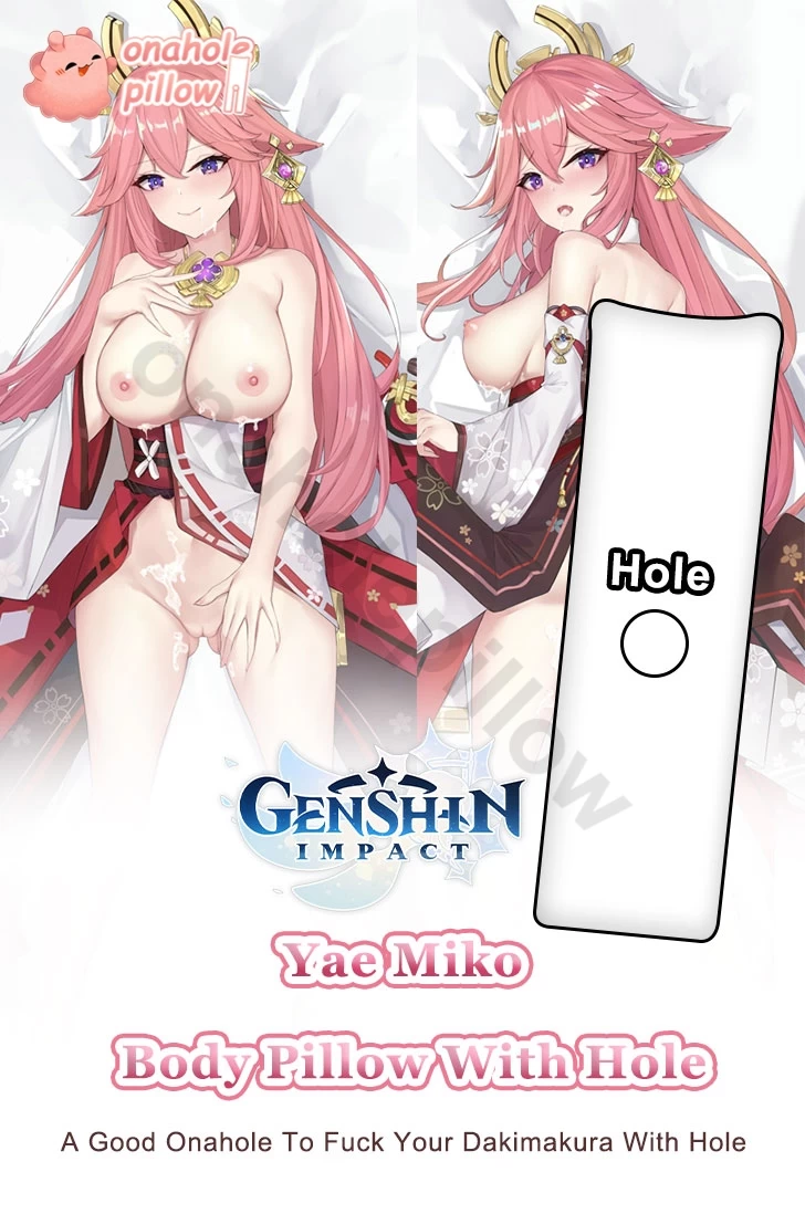 Yae Miko Genshin Impact Full Body Dakimakura Onahole Pillow