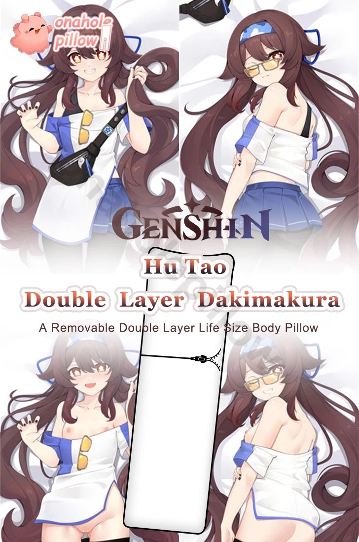 Hu Tao Genshin Impact Dual Layer Reversible Pillow