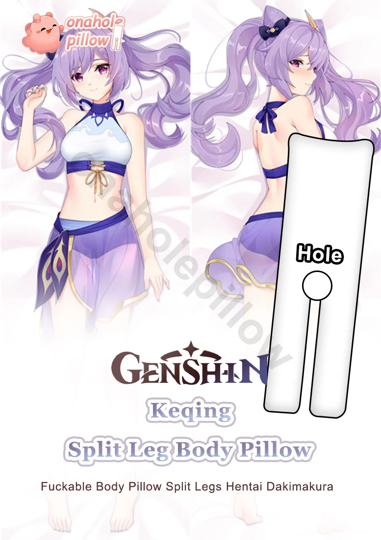 Keqing Genshin Impact Split Leg Dakimakura Body Pillow