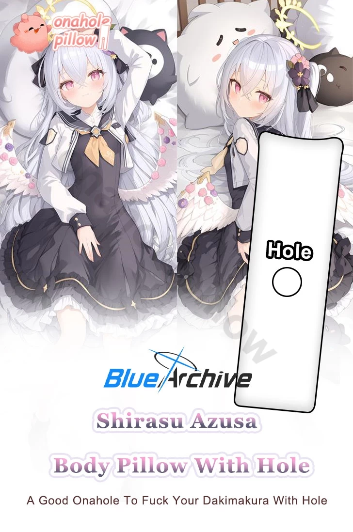 Shirasu Azusa Blue Archive Full Body Onahole Pillow with Hole
