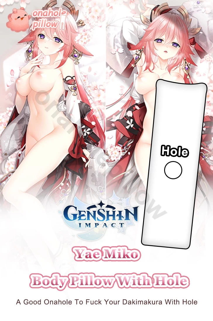 Yae Miko Genshin Impact Full Body Fuckable Dakimakura with Hole