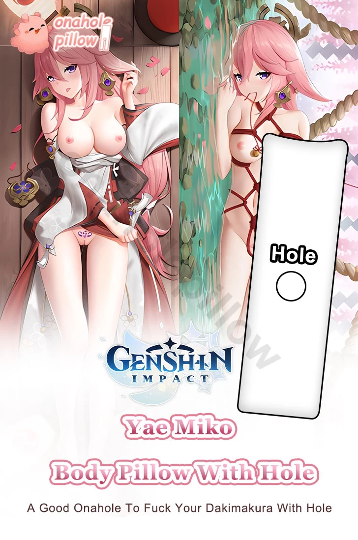 Yae Miko Genshin Impact Full Body Dakimakura with Onahole