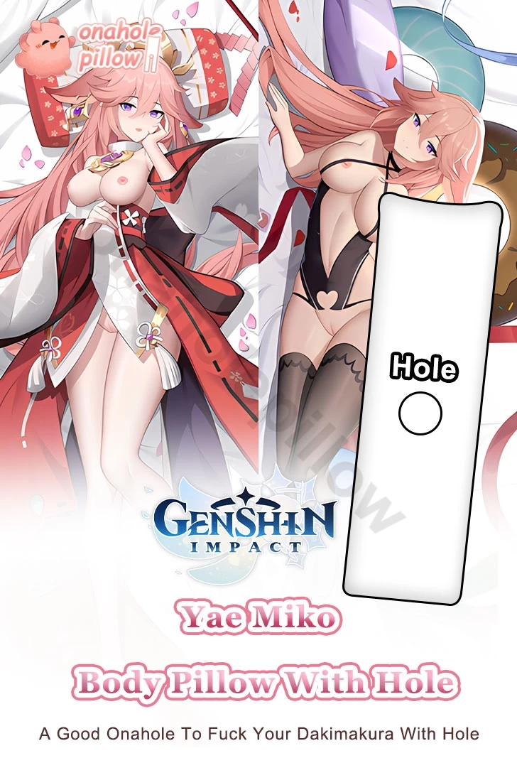 Yae Miko Genshin Impact Full Body Fuckable Dakimakura with Hole