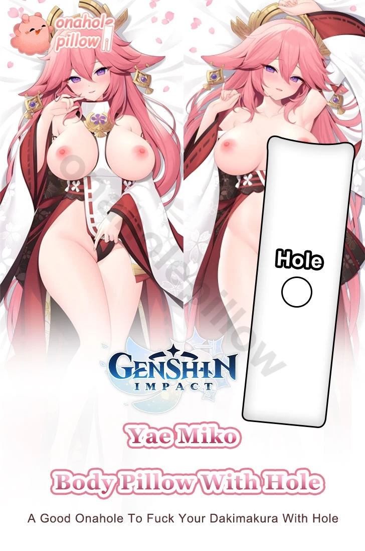 Yae Miko Genshin Impact Full Body Onahole Pillow with Hole