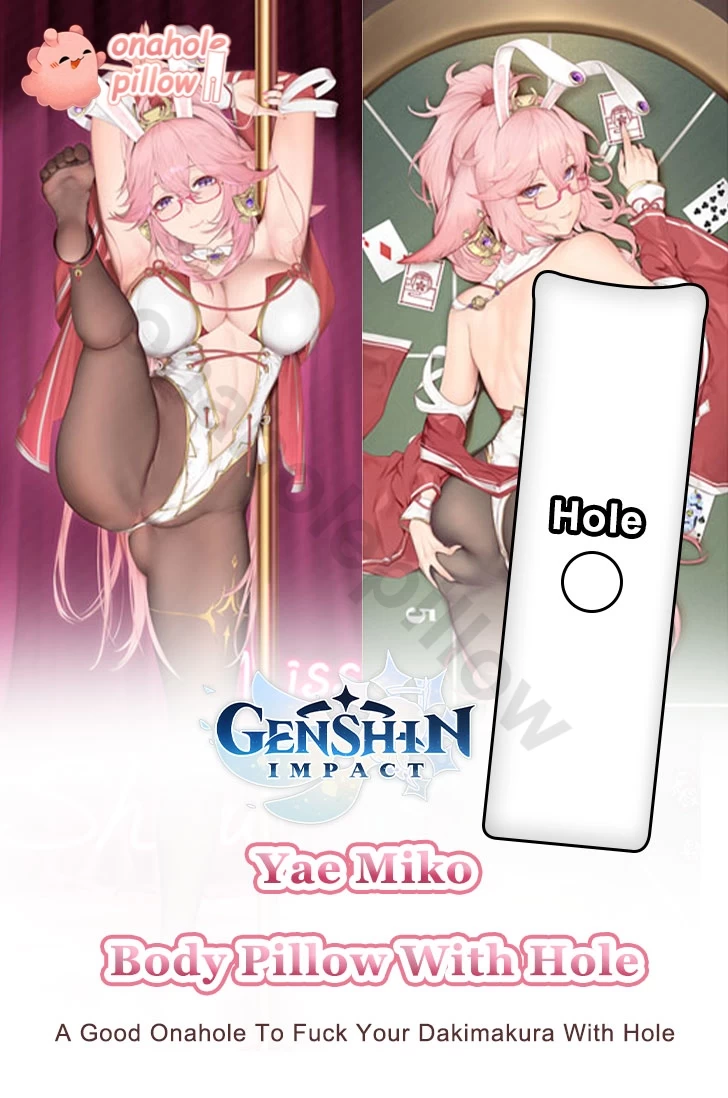 Yae Miko Genshin Impact Full Body Onahole Pillow with Hole