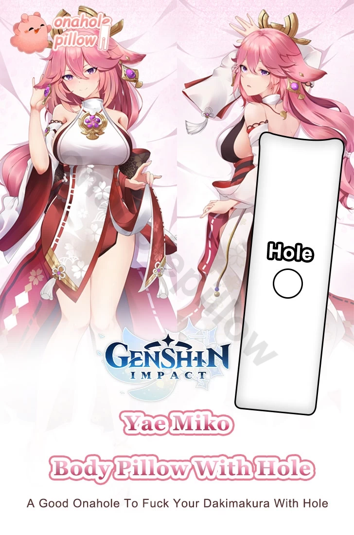 Yae Miko Genshin Impact Full Body Onahole Dakimakura Pillow
