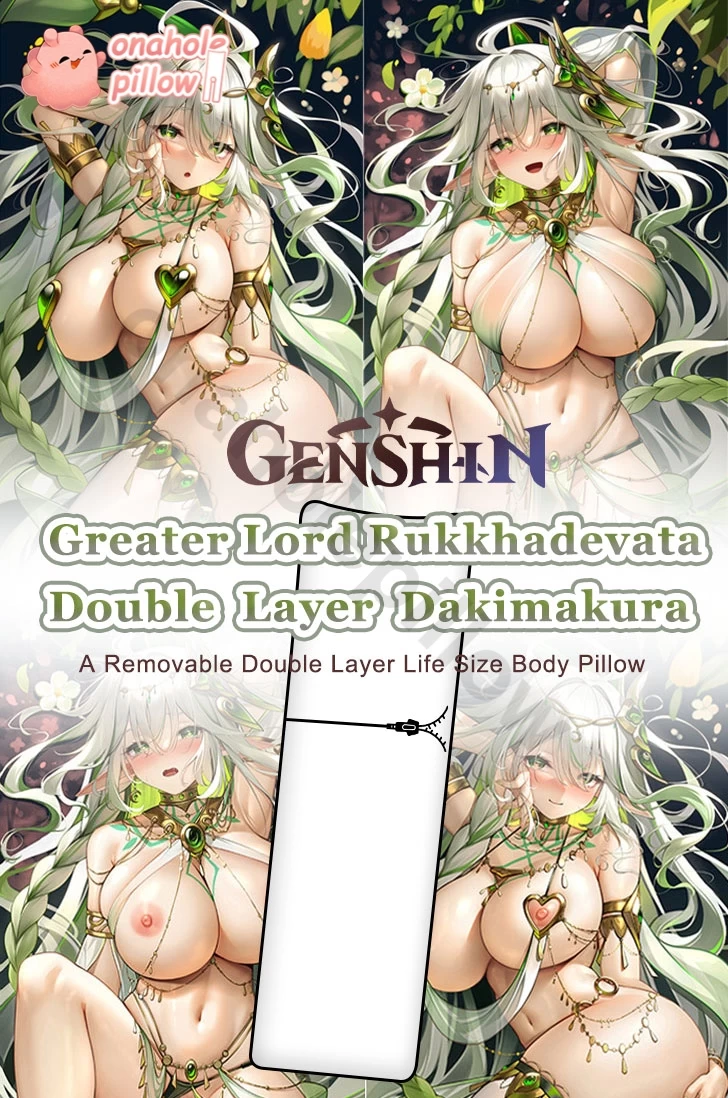 Greater Lord Rukkhadevata Genshin Impact Double Layer Reversible Body Pillow