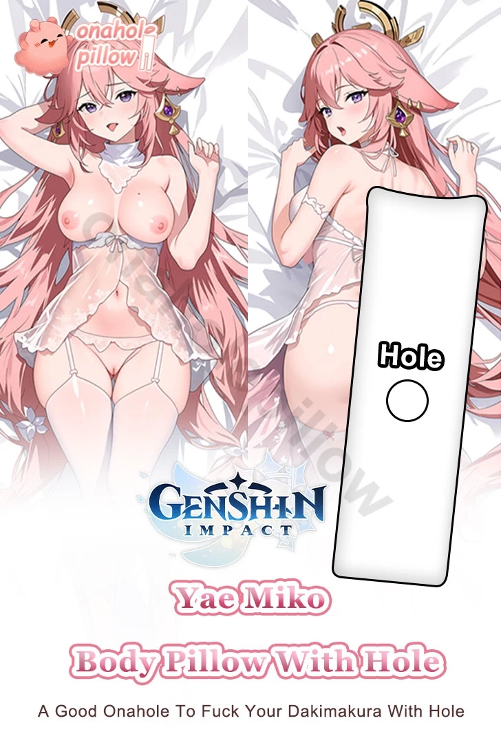 Yae Miko Genshin Impact Full Body Onahole Pillow with Hole