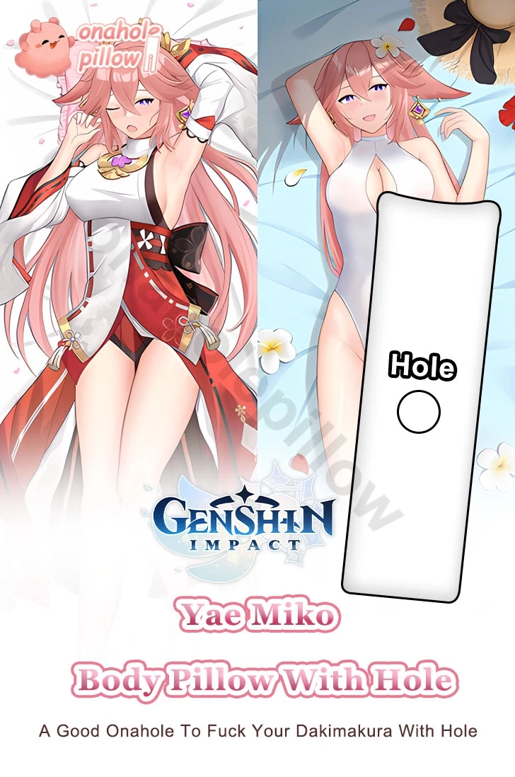Yae Miko Genshin Impact Full Body Onahole Dakimakura Pillow