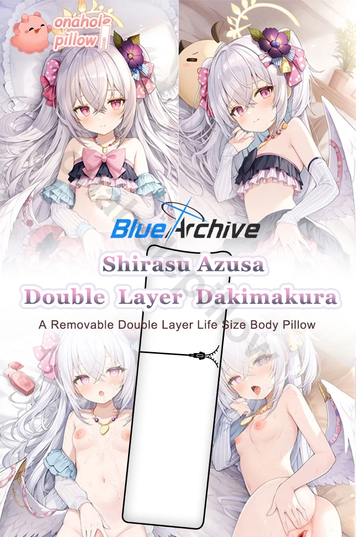 Shirasu Azusa Blue Archive Detachable Double Layer Body Pillow