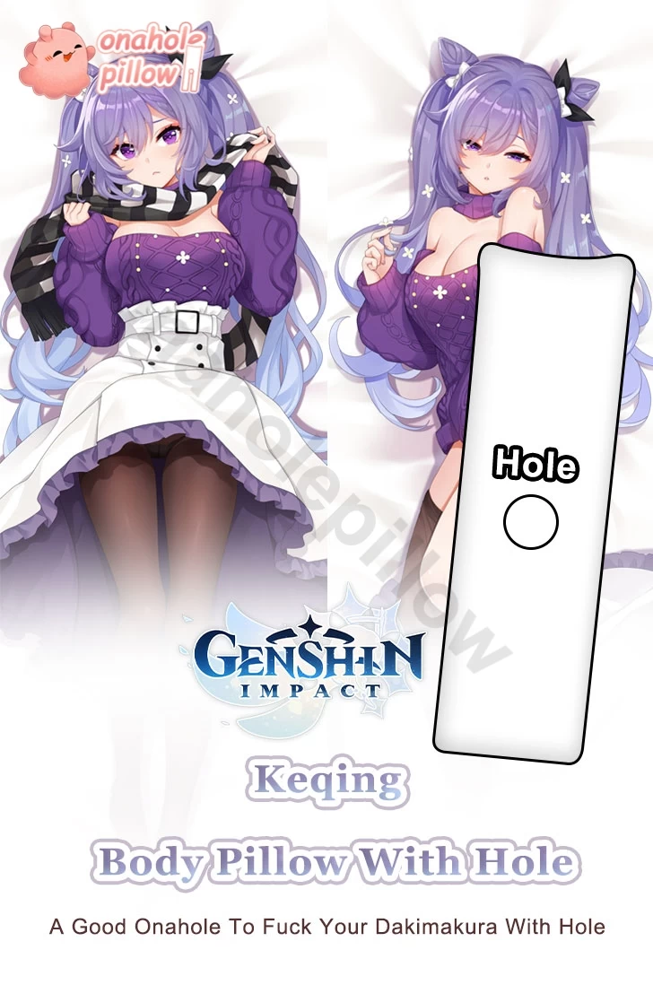 Keqing Genshin Impact Full Body Pillow with Onahole Anime Dakimakura