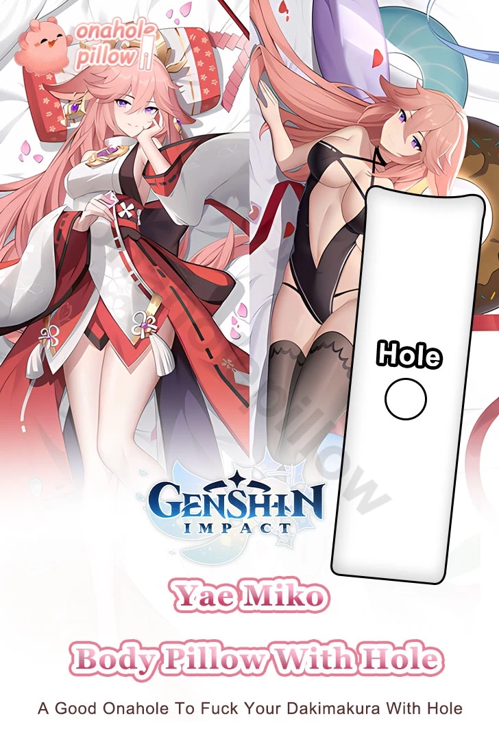 Yae Miko Genshin Impact Full Body Pillow with Onahole Anime Dakimakura
