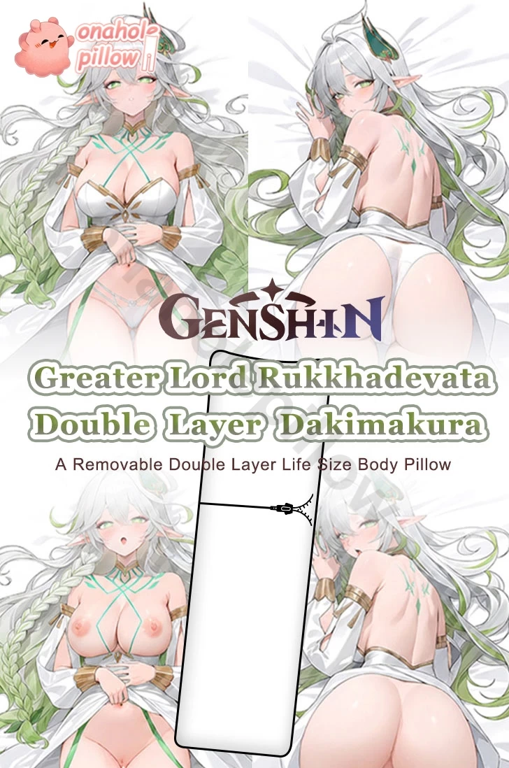 Greater Lord Rukkhadevata Genshin Impact Double Layer Reversible Body Pillow