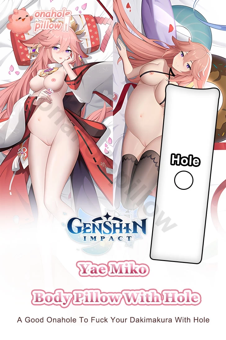 Yae Miko Genshin Impact Full Body Onahole Dakimakura Pillow