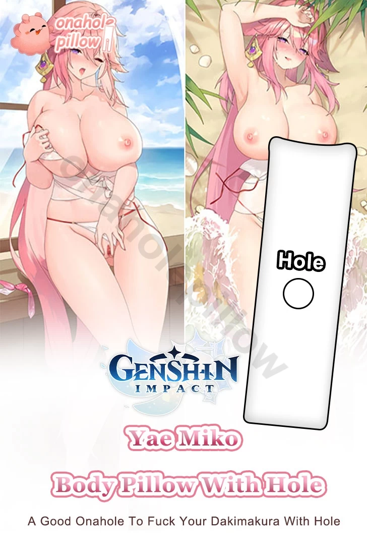 Yae Miko Genshin Impact Full Body Pillow with Onahole Anime Dakimakura
