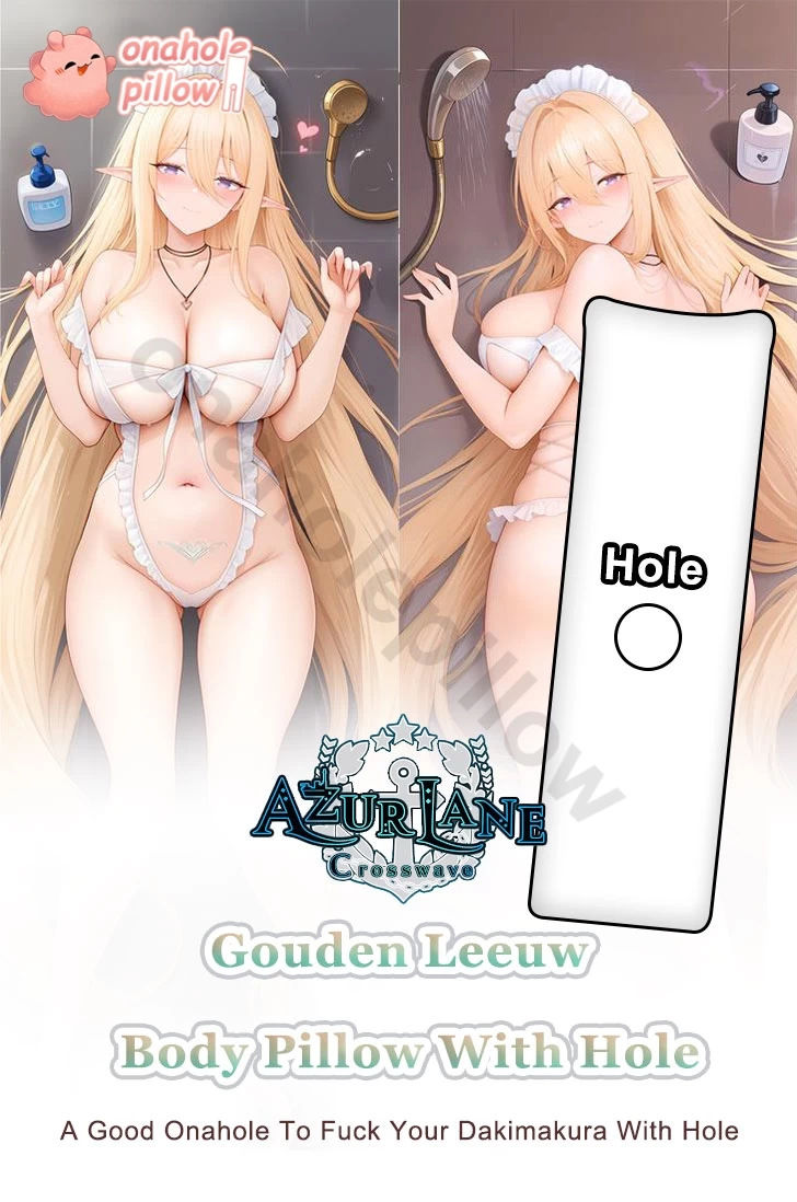 Gouden Leeuw Azur Lane Full Body Pillow with Onahole Anime Dakimakura