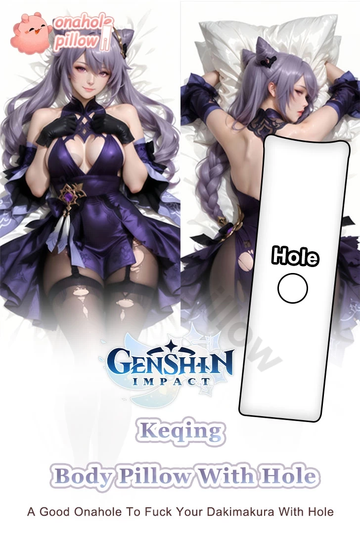 Keqing Genshin Impact Full Body Onahole Pillow with Hole