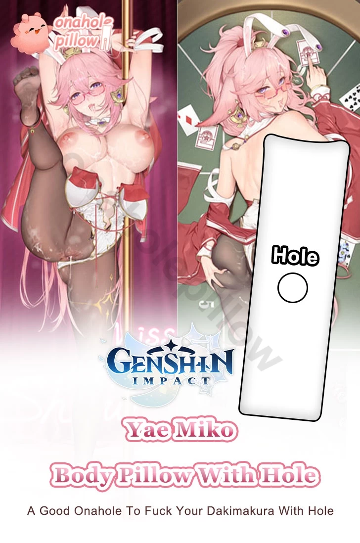 Yae Miko Genshin Impact Full Body Dakimakura with Onahole