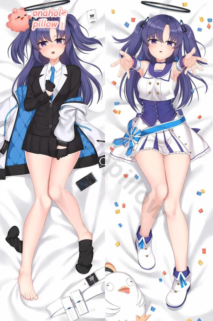 Hayase Yuuka Blue Archive Double Layer Reversible Body Pillow