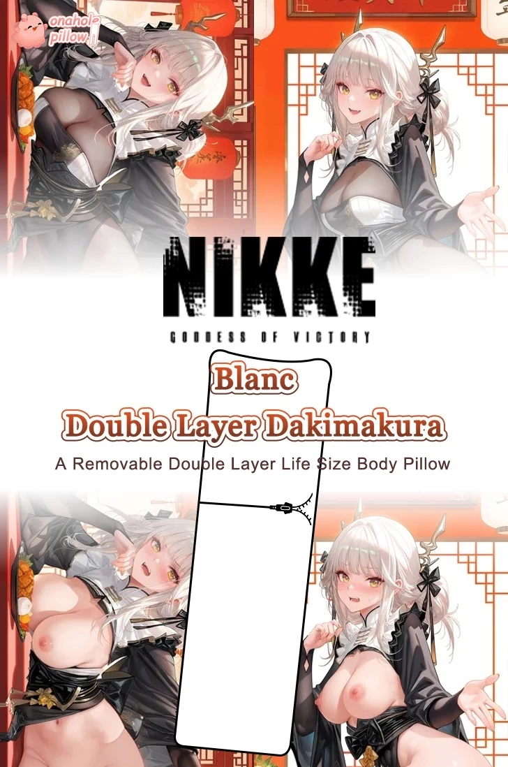Blanc Goddess of Victory Nikke Detachable Double Layer Body Pillow
