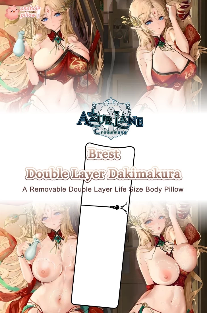 Brest Azur Lane Dual Layer Reversible Pillow