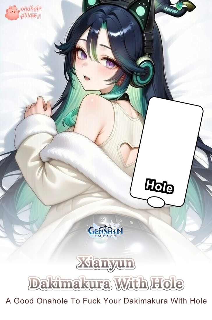 Xianyun Genshin Impact Half Body Torso Pillow with Hole