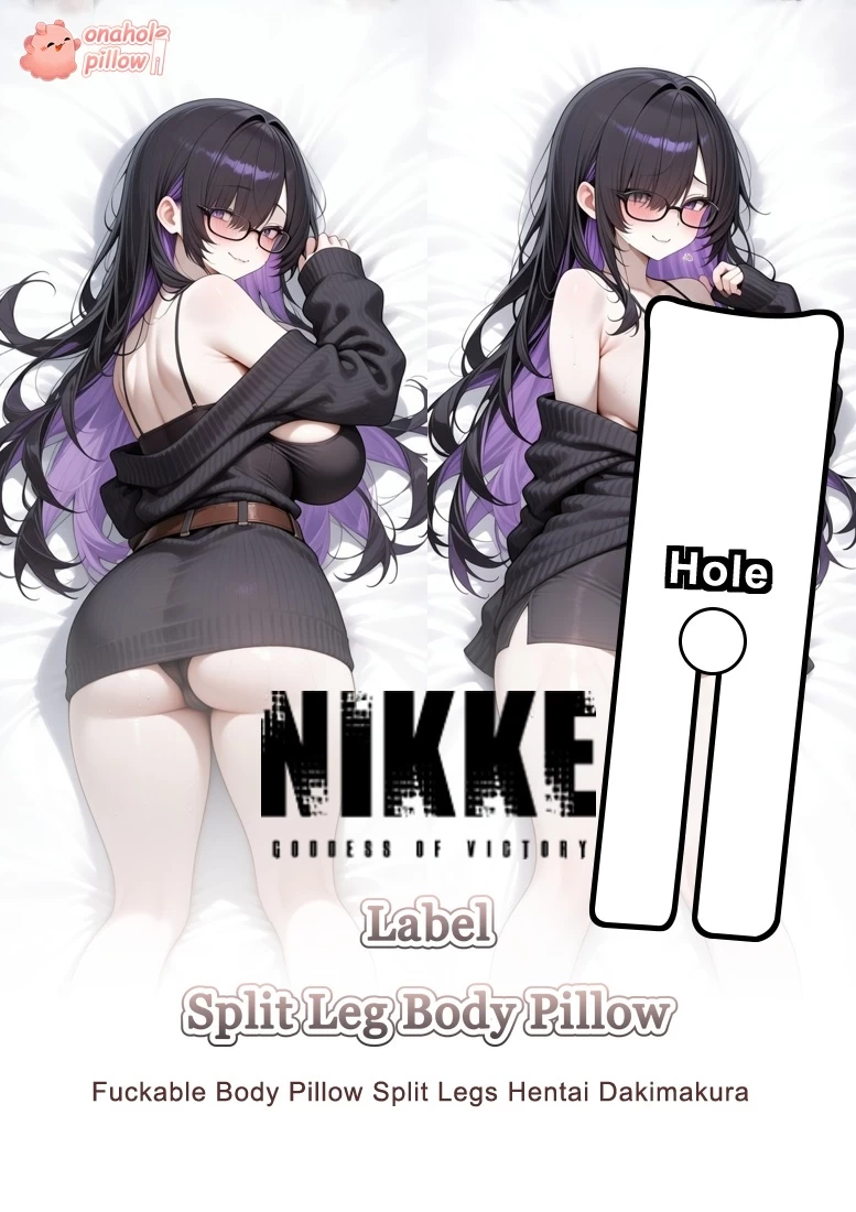 Label Goddess of Victory Nikke Split Leg Body Pillow with Hole