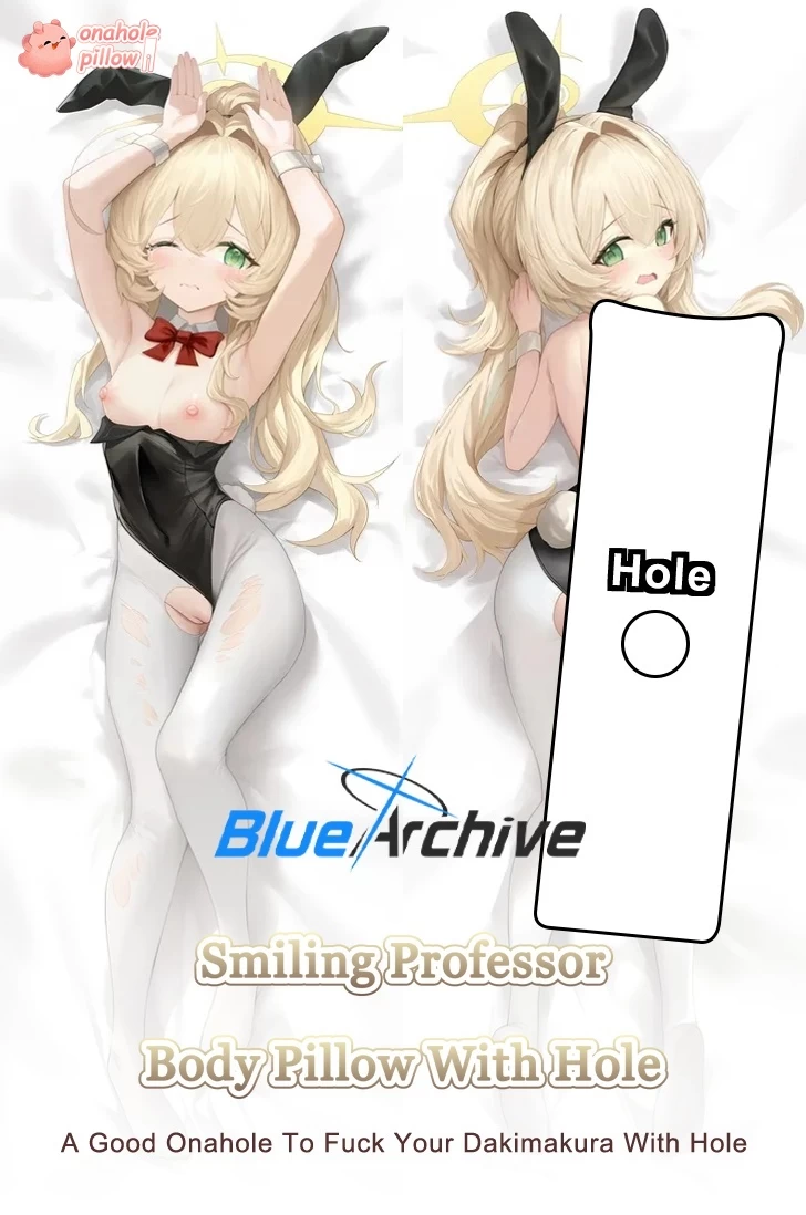 Smiling Professor Blue Archive Full Body Fuckable Dakimakura with Hole