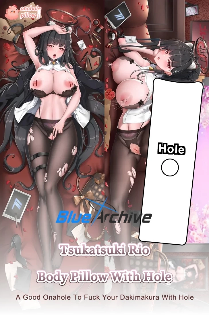 Tsukatsuki Rio Blue Archive Full Body Onahole Dakimakura Pillow