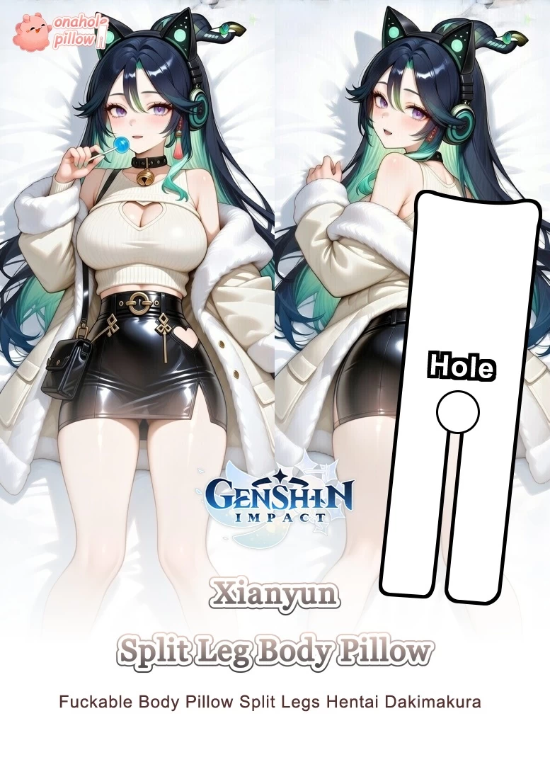 Xianyun Genshin Impact Split Leg Pillow Anime Dakimakura
