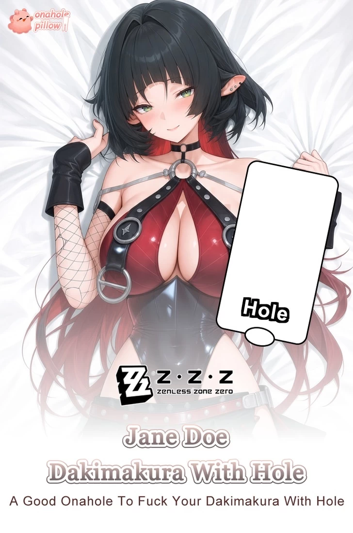 Jane Doe Zenless Zone Zero Half Body Onahole Dakimakura Pillow