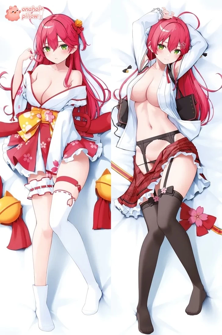 Sakura Miko VTuber Full Body Fuckable Body Pillow with Hole