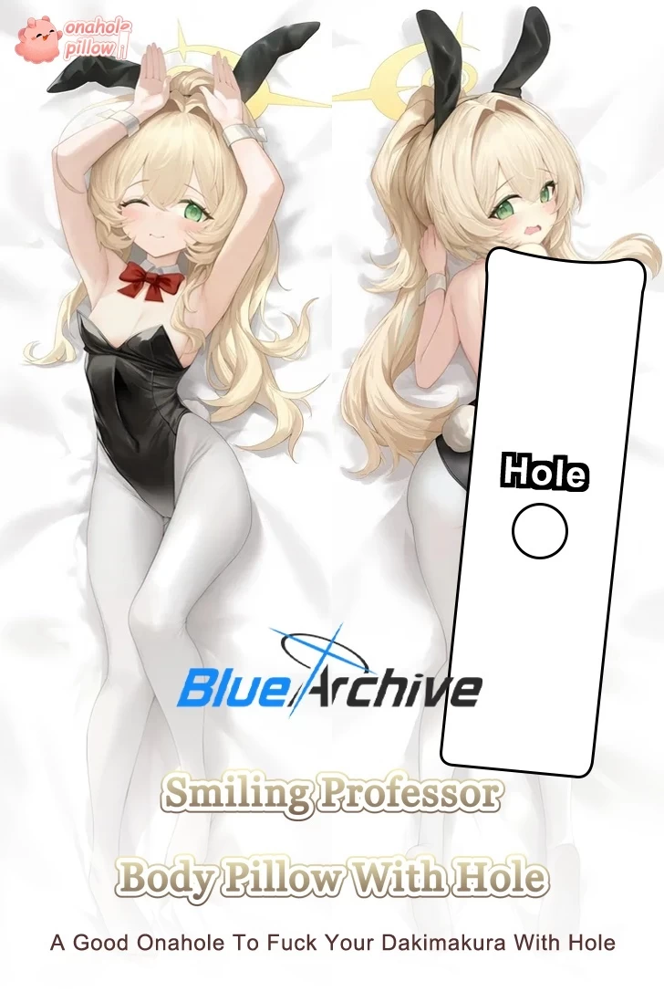 Smiling Professor Blue Archive Full Body Pillow with Onahole Anime Dakimakura