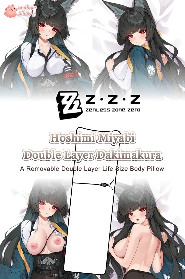 Hoshimi Miyabi Zenless Zone Zero Removable Layer Anime Dakimakura