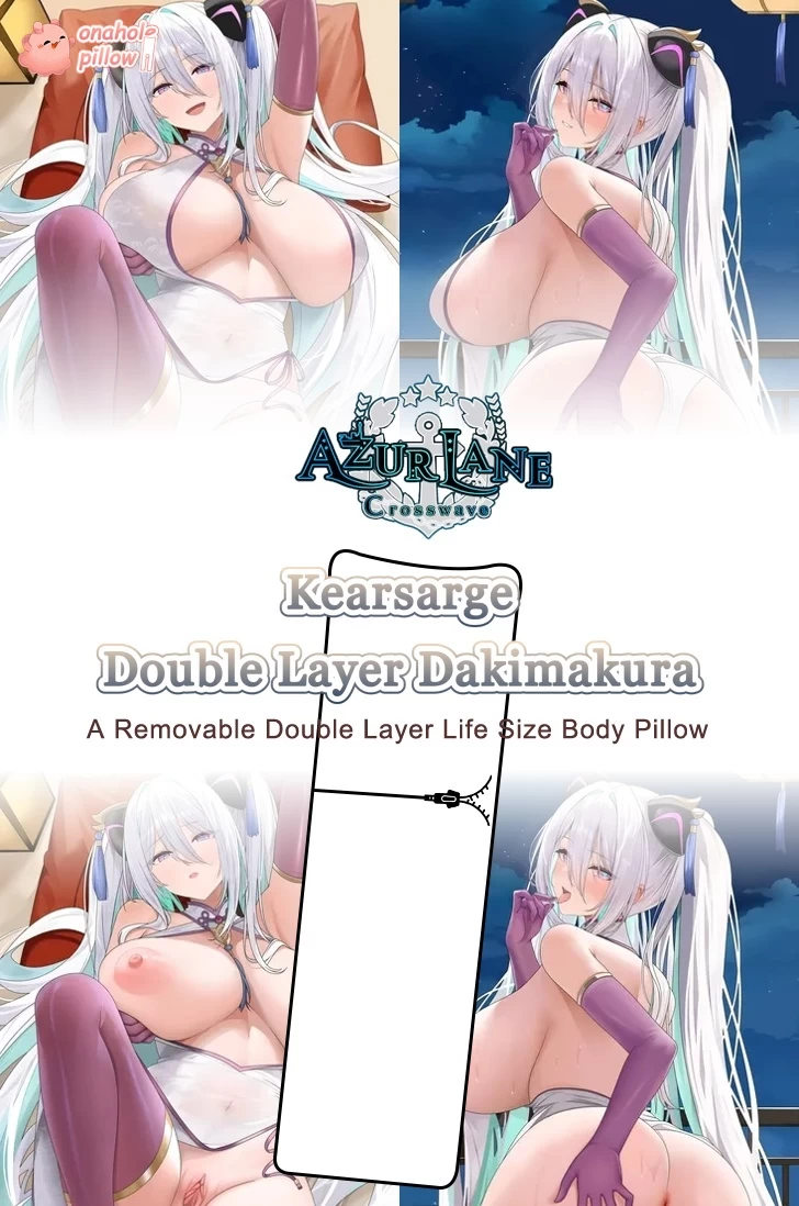 Kearsarge Azur Lane Detachable Double Layer Body Pillow