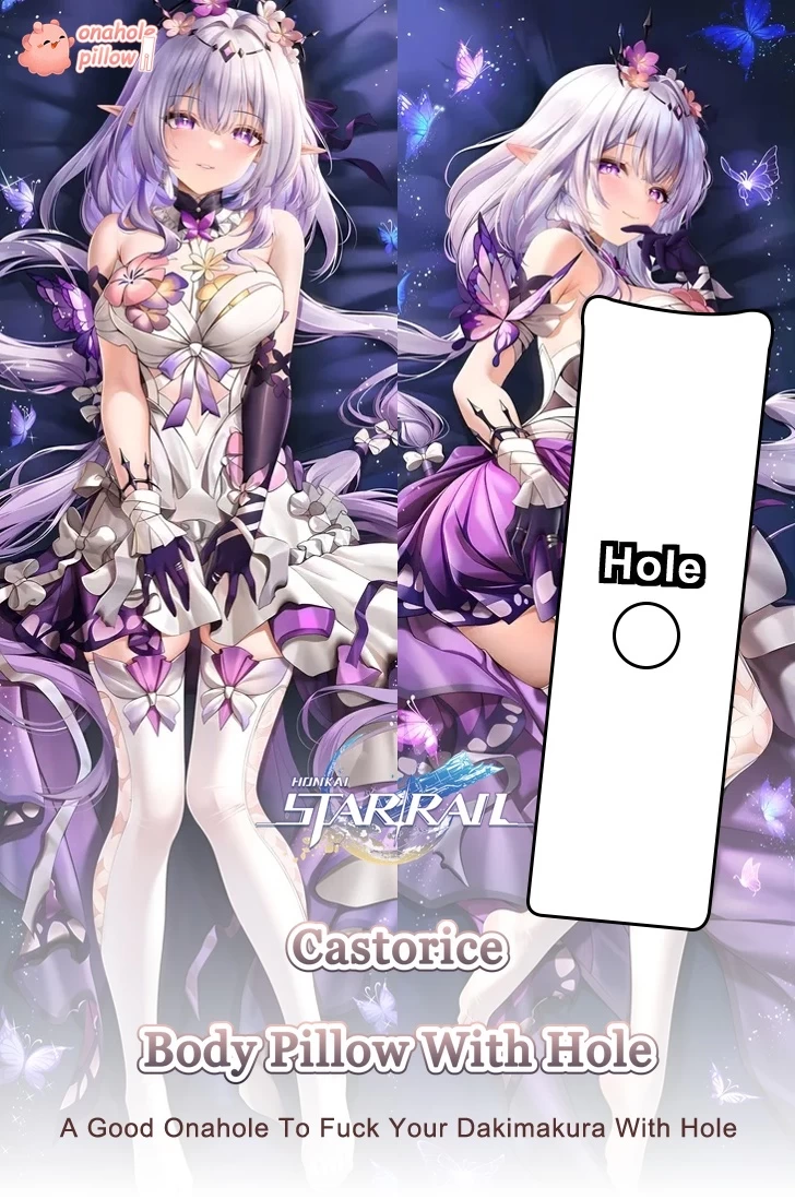 Castorice Honkai Star Rail Full Body Onahole Pillow with Hole