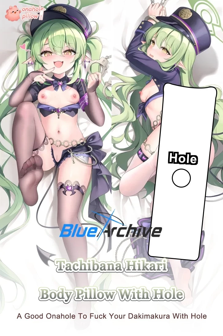Tachibana Hikari Blue Archive Full Body Fuckable Body Pillow with Hole